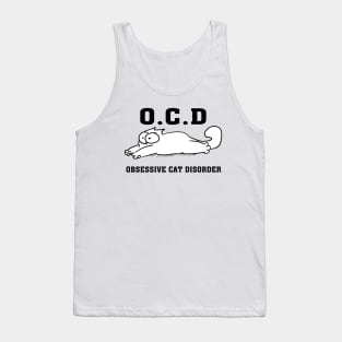 Ocd Obsessive Cat Disorder Simons Cat Funny Tank Top